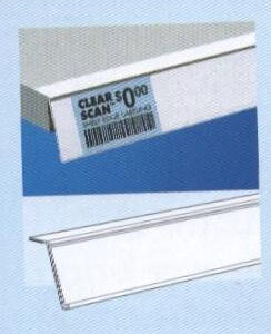 Adhesive Shelf-Top or Adhesive Back Shelf Channels for retail store display