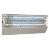 The GT-220 – Stainless Steel will not rust. Flying insects are attracted to the ultraviolet light