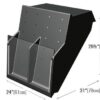Shallow Clear Front Produce Riser (PR65-PV) - Image 2